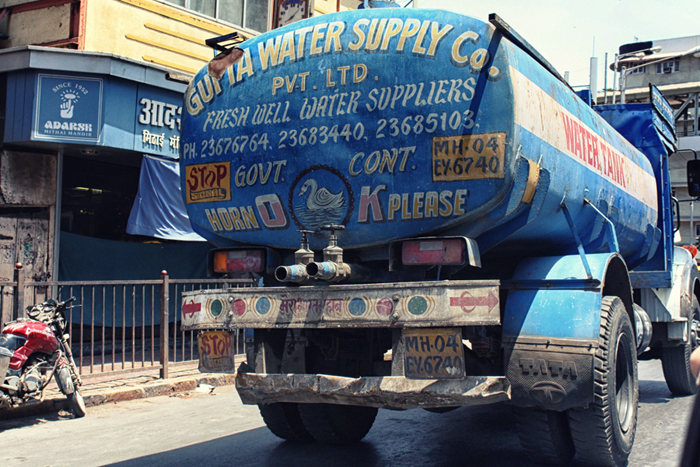 Water tanker in Mumbai